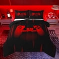 thumbnail image 1 of Homewish 3D Game Console Bedding Comforter Set for Boys, Neon Red Gamepad Twin Comforter Sets, Modern Video Game Player Reversible Bedding Set, Super Cozy Room Decor, 2-Piece, 1 of 8
