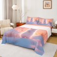 thumbnail image 1 of Homewish 3D Pink Meerkat Twin Sheet Sets, Jungle Winter Animal Twin Fitted Sheet, Teens Kids Boys Girls Flat Sheet, Super Cozy Room Decor, 3 Pieces, 1 of 7