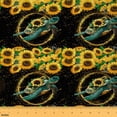 thumbnail image 1 of Homewish 3D Sea Turtle Fabric by the Yard 1 Yard for Child, Rustic Vibrant Sunflower Room Decor Fabric by the Yard, Kawaii Sealife Animal Sewing Fabric, Breathable Home Decor, 1 of 6