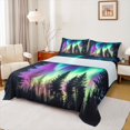 thumbnail image 1 of Homewish Abstract Aurora 4pcs Bed Sheets for Teens Boys Girls,Jungle Woodland King Sheets,Gradient Ombre Super Cozy Sheet Set,Breathable Home Decor, 1 of 7