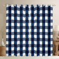 thumbnail image 1 of Homewish Abstract Buffalo Curtains Pack of 2 (42x84 Each) for Female Men Adults,Geometric Plaid Grid Curtains Blackout,Vintage Aesthetic Bedroom Curtains,Lightweight Room Decor, 1 of 6