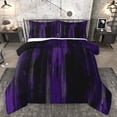 thumbnail image 1 of Homewish Abstract Ombre Adult Bedding Comforter Set, Black Purple Artwork Twin Comforter Sets, Minimalism Mid Century Reversible Bedding Set, Luxury Bedroom Decor, 2-Piece, 1 of 8
