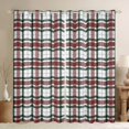 thumbnail image 1 of Homewish Abstract Stripes Grid Blackout Curtains Set of 2 (52x84 Each) For Teens Boys Girls,Geometric Lines Plaid Window Curtains,Minimalist Mid Century Curtains and Drapes,Lightweight Room Decor, 1 of 6