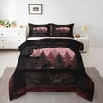 thumbnail image 1 of Homewish Adult Wildlife Bear Bedding Comforter Set, Rustic Lodge Cabin Twin Comforter Sets, Animal Wildlife Reversible Bedding Set,Lightweight Room Decor, 2-Piece, 1 of 8