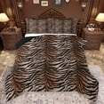 thumbnail image 1 of Homewish Adults Female Men Abstract Animal Zebra Bedding Comforter Set 2pcs,Abstract Gradient Geometric Stripes Twin Comforter Sets Microfiber,Jungle Wildlife Print Breathable Bedding Set, 1 of 8