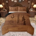 thumbnail image 1 of Homewish Adults Female Men Fishing And Hunting Bedding Comforter Set 2pcs,Retro Vintage Aesthetic Twin Comforter Sets Microfiber,Rustic Lodge Cabin Breathable Bedding Set,Luxury Bedroom Decor, 1 of 8