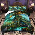 thumbnail image 1 of Homewish Ancient Tree Bedding Comforter Set,Rustic Fungus Mushroom Twin Comforter Sets,Tropical Botanical Bedding Set For Girls Teens,Ultra Soft Home Decor Reversible,2-Piece, 1 of 8