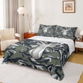 thumbnail image 1 of Homewish Animal Deer 3pcs Twin Sheet Sets For Children Teens,Abstract Camo Twin Fitted Sheet,Geometric Camouflage Breathable Flat Sheet,Breathable Home Decor, 1 of 7
