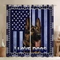 thumbnail image 1 of Homewish Animal Dog Curtains Pack of 2 (42x84 Each) for Teens Men Adults Boys,USA Flag Curtains Blackout,Geometric Stars Stripes Bedroom Curtains,Super Cozy Room Decor, 1 of 6