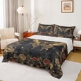 thumbnail image 1 of Homewish Animal Moth Boy Girl Twin Sheet Sets 3pcs,Chic Floral Flowers Rose Twin Fitted Sheet Microfiber,Retro Vintage Aesthetic Breathable Flat Sheet,Lightweight Room Decor, 1 of 7