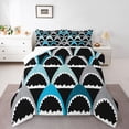 thumbnail image 1 of Homewish Animal Shark Full Size Comforter Sets 3-Piece for Teens Boys Girls,Ocean Wildlife Bedding Comforter Set,Kawaii Marine Sealife Lightweight Bedding Sets,Breathable Home Decor, 1 of 8