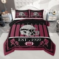 thumbnail image 1 of Homewish Arizona City Queen Comforter Set,American Football Sport Bedding Sets,Gray Rugby Helmet Bedding Comforter Set For Boys,Super Cozy Room Decor Reversible,3pcs, 1 of 9