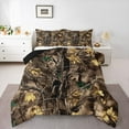 thumbnail image 1 of Homewish Autumn Leaves 3-Piece Full Size Comforter Sets For Teens Boys Girls,Botanical Plants Bedding Comforter Set,Tree Branches Lightweight Bedding Sets,Super Cozy Room Decor,Reversible, 1 of 8