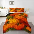 thumbnail image 1 of Homewish Autumn Pumpkin Queen Comforter Set,Rustic Harvest Bedding Sets,Happy Fall Bedding Comforter Set For Men Women,Microfiber Bedroom Decor Reversible,3pcs, 1 of 8