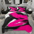 thumbnail image 1 of Homewish Black Pink Splash 2pcs Bedding Comforter Set For Teens Boys Girls,Abstract Graffiti Twin Comforter Sets,Vintage Aesthetic Breathable Bedding Set,Luxury Bedroom Decor,Reversible, 1 of 8