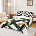 thumbnail image 1 of Homewish Black Stripes 3pcs Twin Sheet Sets for Teens Boys Girls,Geometric Lines Twin Fitted Sheet,Vintage Aesthetic Breathable Flat Sheet,Breathable Home Decor, 1 of 7