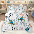 thumbnail image 1 of Homewish Blue Parrot 3-Piece Full Size Comforter Sets for Teens Boys Girls,Flower Animal Bedding Comforter Set,Dreamy Princess Lightweight Bedding Sets,Ultra Soft Home Decor,Reversible, 1 of 8