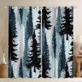 thumbnail image 1 of Homewish Blue Pine Tree Black Out Curtains, Vintage Western Countryside Curtains Pack of 2 (42x63 Each), Teens Adult Men Bedroom Curtains, Living Room Curtains Decor, 1 of 6