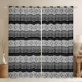 thumbnail image 1 of Homewish Bohemian Aztec Curtains Pack of 2 (42x84 Each) for Female Men Women,Hippie Tribal Theme Curtains Blackout,Exotic Style Bedroom Curtains,Microfiber Bedroom Decor, 1 of 6
