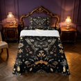 thumbnail image 1 of Homewish Bohemian Butterfly Twin Sheets, Mushroom Flower Bedding, Moon Print Decor, 3-Piece, 1 Flat Sheet, 1 Fitted Sheet and 1 Pillowcase, 1 of 6