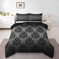 thumbnail image 1 of Homewish Bohemian Damask 2pcs Bedding Comforter Set for Teens Female Men,Exotic Style Twin Comforter Sets,Traditional Floral Breathable Bedding Set,Breathable Home Decor,Reversible, 1 of 8