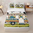 thumbnail image 1 of Homewish Bohemian Exotic Style Camper Zipper Full Size Comforter Sets with Fitted Sheet and 2 Pillowcases,Happy Camping Zipper Bedding Set For Kids,Reversible,4 Pieces, 1 of 7