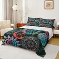 thumbnail image 1 of Homewish Bohemian Mandala 4-Piece Full Size Sheets for Female Women Men,Bohemian Flower Bed Sheets,Exotic Style Lightweight Sheet Sets,Luxury Bedroom Decor, 1 of 7