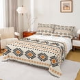 thumbnail image 1 of Homewish Boho Aztec 4 Pieces Queen Sheet Sets for Teens Adults,Tribal Style Ultra Soft Flat Sheet,Bohemian Hippie Theme Queen Fitted Sheet,Microfiber Bedroom Decor, 1 of 7