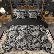 Homewish Boho Paisley 7-Piece Twin Bedding Set - Bohemian Exotic