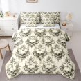 thumbnail image 1 of Homewish Boho Skull Skeleton 7-Piece Twin Bedding,Hipple Damask Bedding Comforter Set,Beige,Reversible, 1 of 8
