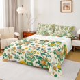 thumbnail image 1 of Homewish Boho Wild Flower Full Size Sheets,Vintage Flower Bed Sheets,Beige Green Sheet Sets For Adults,Microfiber Bedroom Decor,4-Piece, 1 of 7