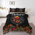thumbnail image 1 of Homewish Botanical Mushroom 3 Pieces Queen Comforter Set for Teenagers,Bohemian Starry Sky Ultra Soft Bedding Sets,Exotic Style Bedding Comforter Set Breathable,Breathable Home Decor,Reversible, 1 of 8