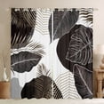 thumbnail image 1 of Homewish Botanical Plants Leaves Blackout Curtains Set of 2 (52x84 Each) For Children Teens Adults,Minimalist Mid Century Window Curtains,Abstract Stripes Lines Curtains and Drapes, 1 of 6