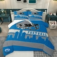 thumbnail image 1 of Homewish Boys Ball Lover Bedding Comforter Set,Rugby Football Sport Twin Comforter Sets,Blue Gray White Bedding Set For Teens,Ultra Soft Home Decor Reversible,2-Piece, 1 of 8