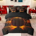 thumbnail image 1 of Homewish Boys Basketballprint Twin Bedding Sets 7-Piece,Sport Theme Bedding Comforter Set Microfiber,Ball Gamer Breathable Sheet Sets,Super Cozy Room Decor,Reversible, 1 of 8