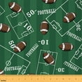 thumbnail image 1 of Homewish Boys Football Print Fabric by the Yard 2 Yards, Cartoon Rugby Lover Sewing Fabric, Modern Ball Sports Lover Fabric for Sewing, Luxury Bedroom Decor, 1 of 6