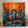thumbnail image 1 of Homewish Boys Girls Gamer Headphones Blackout Curtains Set of 2 (52x84 Each),Video Game Window Curtains,Graffiti Splash Curtains and Drapes,Luxury Bedroom Decor, 1 of 6