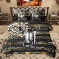 thumbnail image 1 of Homewish Boys Girls Jungle Safari Deer Bedding Comforter Set 7 Pieces,USA Flag Full Bedding Set Lightweight,Tree Branches Fitted Sheet Flat Sheet,Breathable Home Decor,Reversible, 1 of 8
