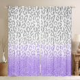thumbnail image 1 of Homewish Boys Girls Leopard Print Blackout Curtains Set of 2 (52x84 Each),Bling Glitter Window Curtains,Gradient Pink Grey Curtains and Drapes,Microfiber Bedroom Decor, 1 of 6