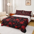 thumbnail image 1 of Homewish Boys Girls Retro Floral Blossom 4-Piece Full Size Sheets,Chic Flowers Bed Sheets,Spring Graden Lightweight Sheet Sets,Microfiber Bedroom Decor, 1 of 7