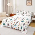 thumbnail image 1 of Homewish King 4-Piece Xmas Nutcracker Bed Sheet Set - Kawaii Ballet Girl Christmas Decor, 1 of 7