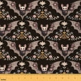 thumbnail image 1 of Homewish Boys Happy Halloween Fabric by the Yard 1 Yard,Cute Pixel Bats Home Decor Fabric by the Yard,Rustic Flower Floral Sewing Fabric For Teens,Ultra Soft Home Decor, 1 of 6