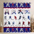 thumbnail image 1 of Homewish Boys Ice Hockey Print Black Out Curtains,Sport Theme Curtains Pack of 2 (42x63 Each),Ball Gamer Bedroom Curtains,Super Cozy Room Decor, 1 of 6
