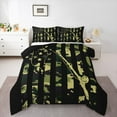 thumbnail image 1 of Homewish Boys USA Flag 3 Pieces Queen Comforter Set,Abstract Retro Ultra Soft Bedding Sets,Black Green Bedding Comforter Set,Ultra Soft Home Decor,Reversible, 1 of 8