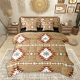 thumbnail image 1 of Homewish Brown Aztec Bedding Comforter Set 7pcs, Bohemian Geometric Queen Bedding Sets, Rustic Lodge Cabin Farmhouse Queen Sheet Sets, Breathable Home Decor, 1 of 8