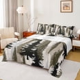 thumbnail image 1 of Homewish Brown Pine Tree Full Size Sheets, Vintage Western Countryside Bed Sheets, Teens Adult Men Sheet Sets, Ultra Soft Bedroom Decor, 4 Pieces, 1 of 7