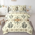 thumbnail image 1 of Homewish Cactus Bull Skull 7-Piece Twin Bedding Sets for Children Teens,Tribal Aztec Bedding Comforter Set,Western Theme Breathable Sheet Sets,Super Cozy Room Decor,Reversible, 1 of 8