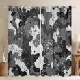 thumbnail image 1 of Homewish Camo Camouflage Black Out Curtains,Rustic Farmhouse Cabin Curtains Pack of 2 (42x63 Each),Gary Splash Ink Bedroom Curtains For Boys Teens,Super Cozy Room Decor, 1 of 6