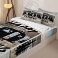 thumbnail image 1 of Homewish Camping Car Zipper Twin Comforter Sets with Fitted Sheet and 2 Pillowcases, Wooden Lodge Cabin Zipper Bedding Set for Men and Women, Reversible, 4pcs, 1 of 6