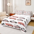 thumbnail image 1 of Homewish Car Theme Full Size Sheets 4-Piece for Children Kids Teens,Fire Truck Breathable Bed Sheets,Cartoon Car Lightweight Sheet Sets,Microfiber Bedroom Decor, 1 of 7